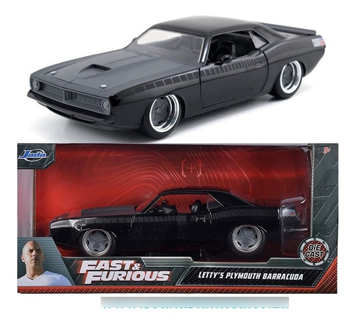 Letty's Plymouth Barracuda  Rapidos Y Furiosos 1:24 