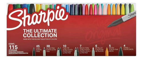 Set 115 Marcadores Sharpie The Ultimate Collection Color Multicolor