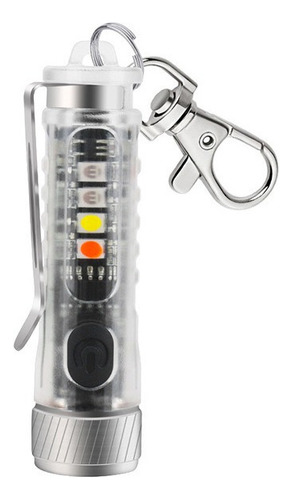 2025 Llavero Linterna Usb Recargable Resplandor Mini