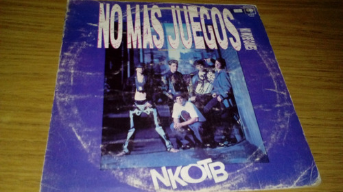 New Kids On The Block Nkotb Album No Mas Juegos Sello Cbs Lp