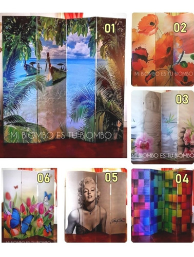 Biombos - Probador - Separador -precio Por Hoja