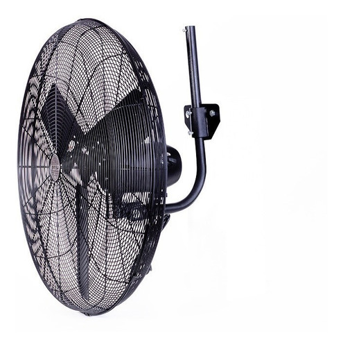 Imagen 2 de 2 de Ventilador de pared Brisa WI-30 negro con 3 aspas de aluminio, 32.25" de diámetro 127 V