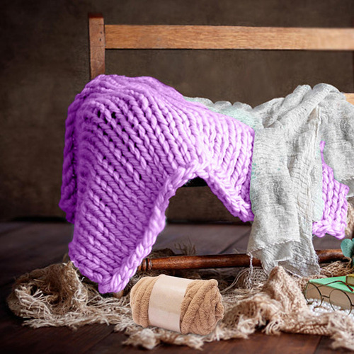 A Hilo Grueso Y Pesado For Brazo, Malla Violeta