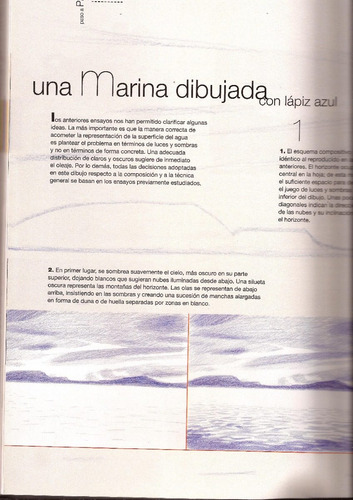 Dibujo De Paisaje. Aula De Dibujo. Libro Parramón