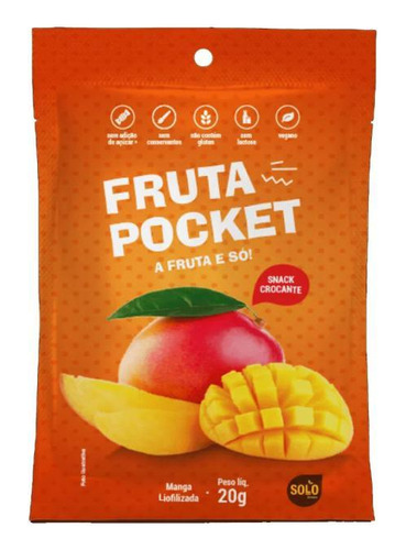 Kit 3x: Snack De Manga Liofilizada Solo Snacks 20g