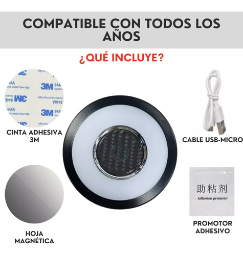 Luz Led Techo Interior Recargable Usb Byd Dolphin Mini