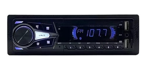 Auto Radio 1 Din Mp3 Lcd Usb Micro Sd Bluetooth Llamadas