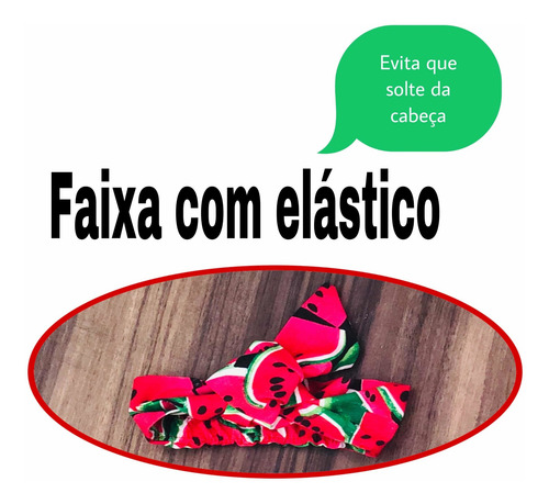 Conjunto Body Bebê Menina Macacão Melancia 100% Algodão Luxo
