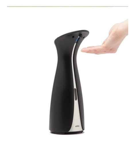 Imagem 2 de 5 de Porta Sabonete Automático Sensor 250ml Otto Preto - Umbra