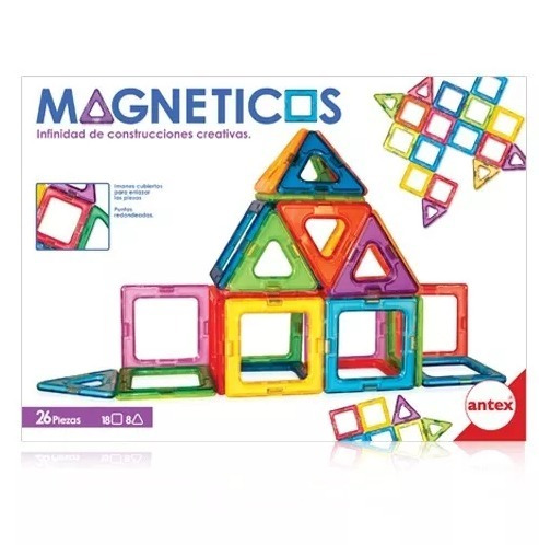 Magneticos Contrucciones Creativas 26 Piezas Antex Lloretoys