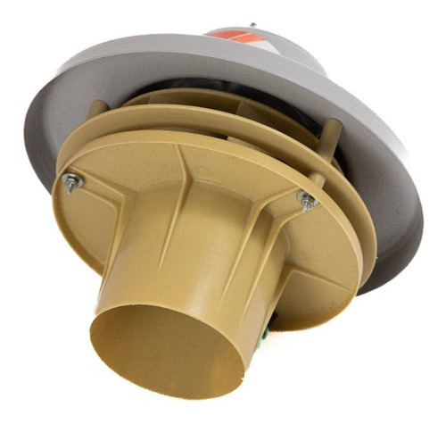 Imagen 2 de 9 de Extractor De Aire Satelital 10 Cm Sombrero Chapa Baño/cocina