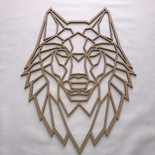 comprar Animales Geométricos Decorativos P\u002Fpared, Mdf 6mm, 80x60cms