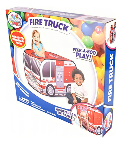 Sunny Days Entertainment Coche De Bomberos Emergente, Casa Color Multi