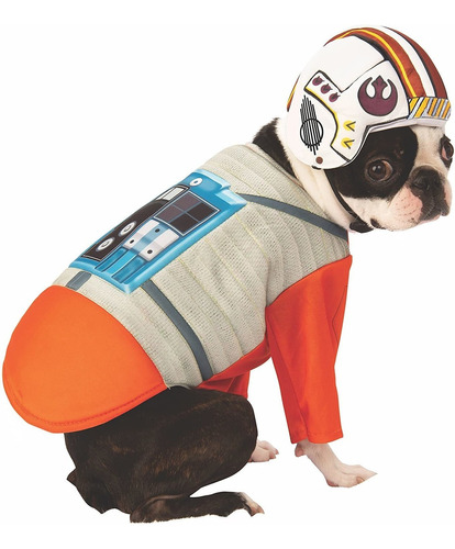 Rubie's Star Wars - Disfraz De Piloto Para Mascota, Tamaño 