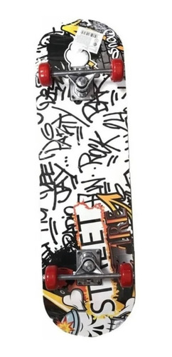 Skate Board Patineta Niños Doble Cola 79x20 Infantil Madera