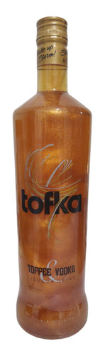 Vodka Toffee Tofka Caramelo 1 Litro Original