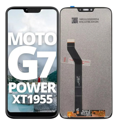 Modulo Moto G7 Power Xt1955 Pantalla Display Touch Oled Negro