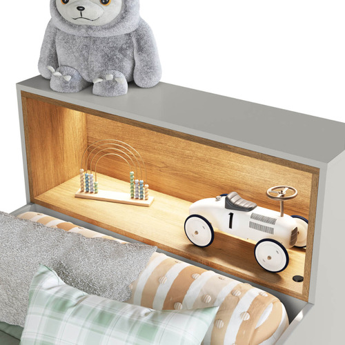 Quarto Infantil Completo Cômoda E Cama Montessoriana Lille Cj082 Arenas Art In Móveis