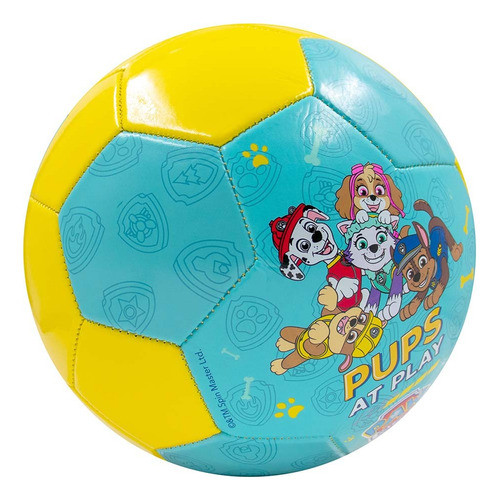 Balón De Fútbol No. 3 Paw Patrol Group Voit Color Aqua