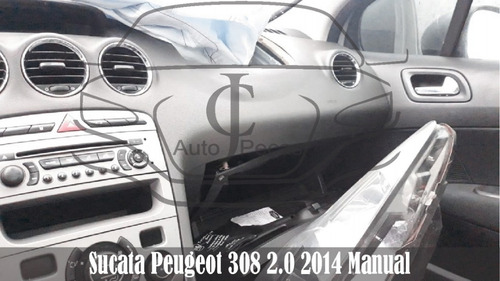 Imagem 4 de 11 de Sucata Peugeot 308 2.0 2014 Manual Para Retirar Peças