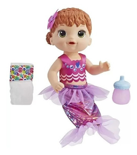 Boneca Baby Alive - Linda Sereia - Loira Morena Ruiva Hasbro