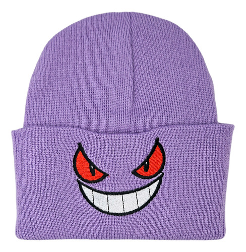 Gorro Pokemon Morado Bordado Premium Beanie