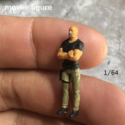 1:64 Modelos A Escala Personajes Personas Pequeñas Marrón