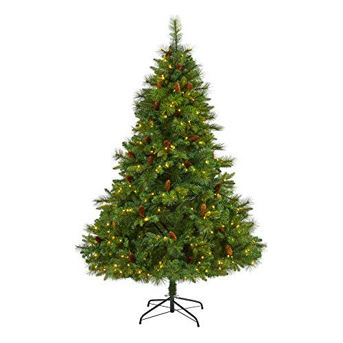 Casi Natural 6,5 Pies. Árbol De Navidad Artificial De Pino M