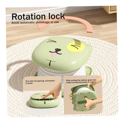 A Estable Cartoon Potty Potty Emergency Toille Para Niños
