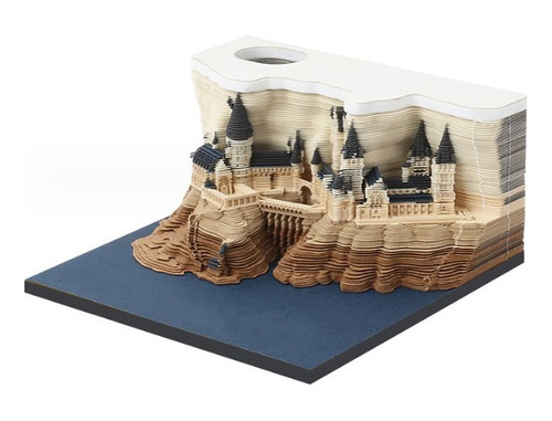 Bloc De Notas Con Esculturas De Papel 3d Magic Castle