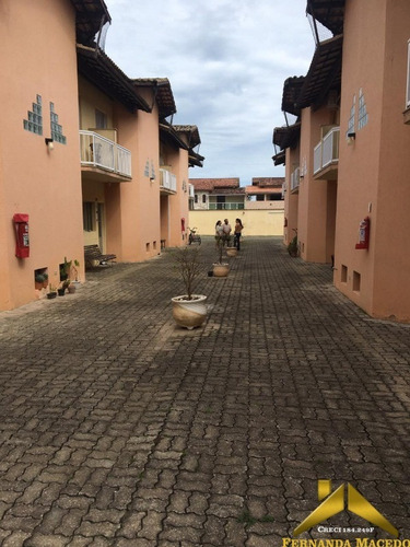 Sobrado 100m Da Praia Em Condomínio Fechado Com Piscina - Ca00097 - 34580572
