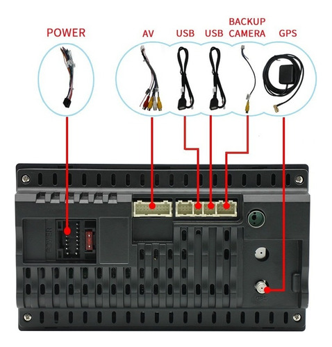 Radio Android 10.1 Gps Bluetooth Wifi 7 + Camara Retroceso
