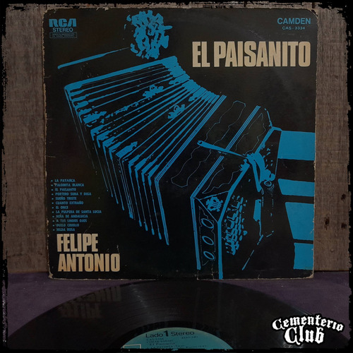 Felipe Antonio - El Paisanito - Ed Arg 1972 Vinilo Lp