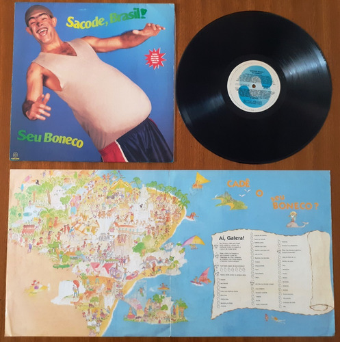 Lp - Seu Boneco - Sacode Brasil - 1992 - Com Encarte Jogo