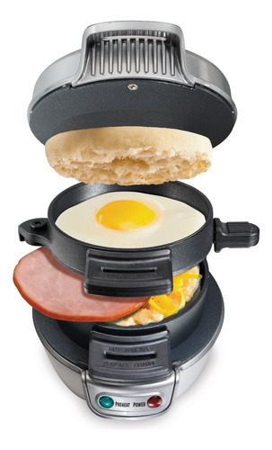 Sandwichera Breakfast Maker Hamilton Beach 25475-cl Color Gris