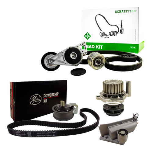 Kit Distribucion C/bomba +poli-v Vw Bora Golf Iv 1.8t (c)