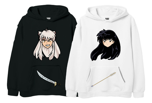 Sudadera Inuyasha Aome Combo Parejas Anime B01 Bolsa