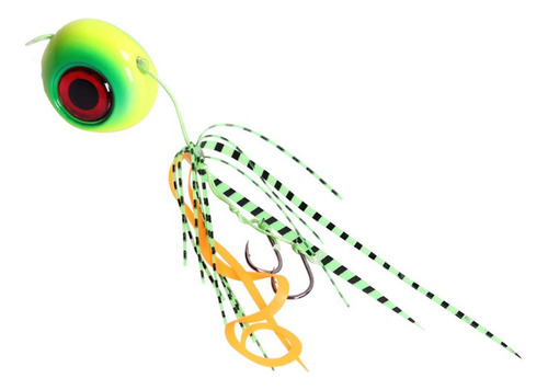 Glow Fishing Lead Head Jig Baits Trucha Ojo De Señuelos 80g
