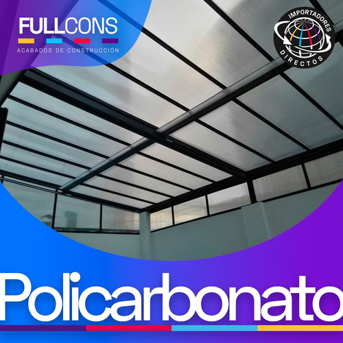 Imagen 9 de 10 de Láminas Policarbonato Alveolar Techos, Cubiertas Pérgolas Uv