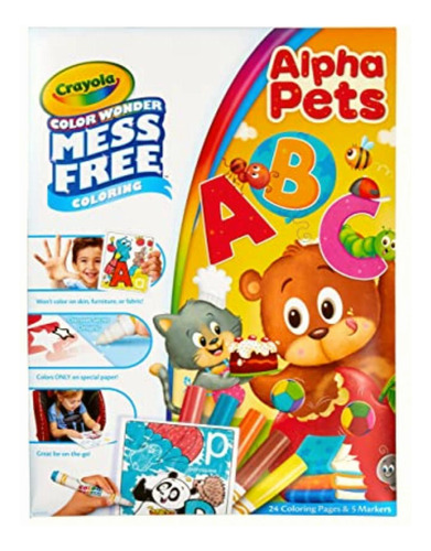 Crayola Alpha Pets Páginas Para Colorear Y Pegatinas,