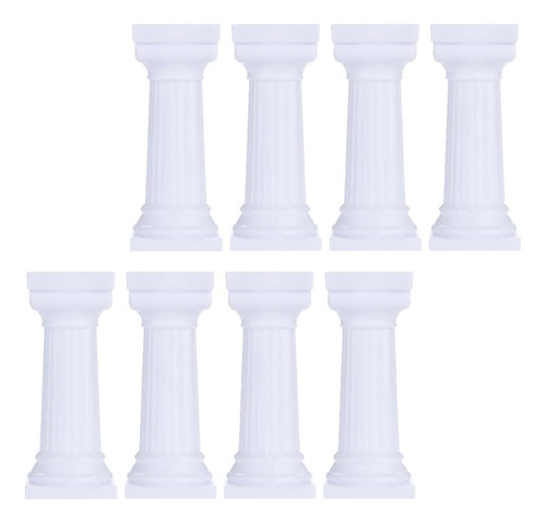 Soporte De Pastel 8pcs Zerodeko, Columna Romana, Plstico, De