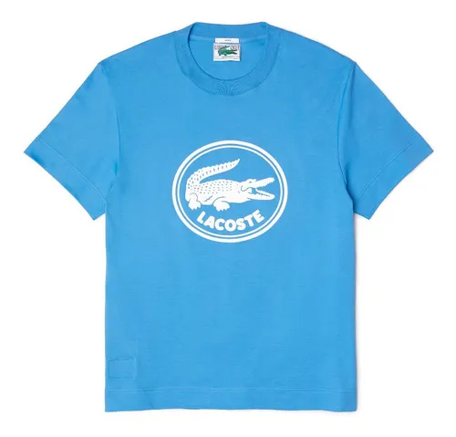 Remera lacoste azul deals