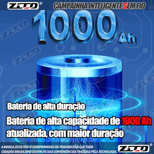 Vídeo Porteiro Interfone Sem Fio Smart À Prova D'água Ipx8