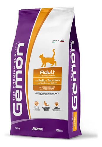 Gemon Gato Adulto Chicken Turkey 2 Kg