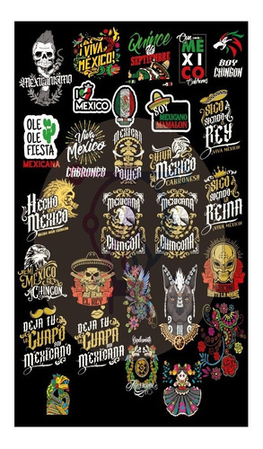 100 Vectores Viva Mexico Pdf Ai Editable Sublimar