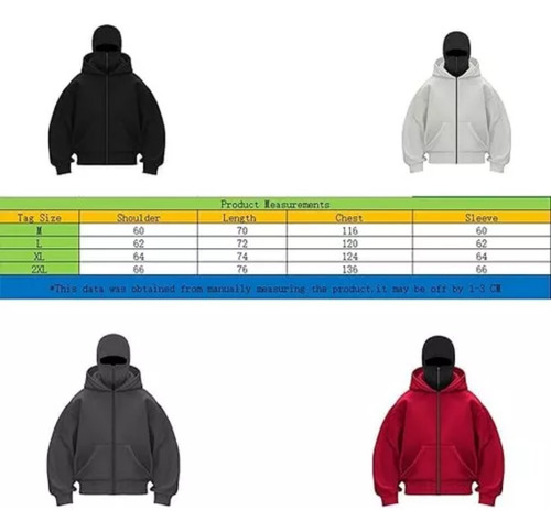 Chaqueta Polar Con Capucha Y Cremallera, Sudadera De Doble C
