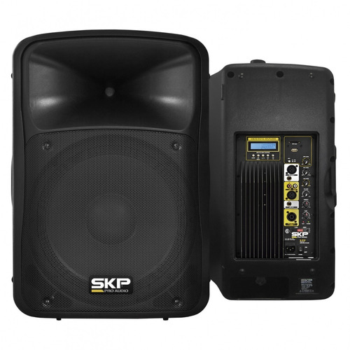 Caixa Amplificada Skp Sk-5p Sk 5p Sk5p Ativa 250wrms 15  Usb