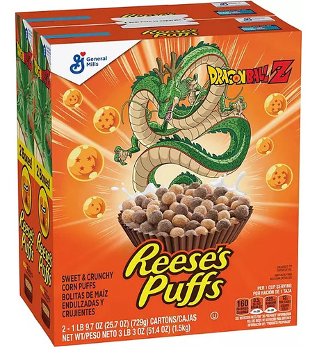 Cereal Reese's Puffs 1.5kg 2 Piezas