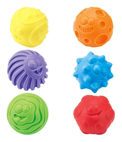 Set Pelotas Sensorial De Bebes