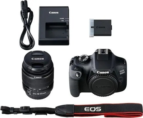 Imagen 5 de 7 de Cámara Canon Eos 4000d Reflex Digital Kit Profesional